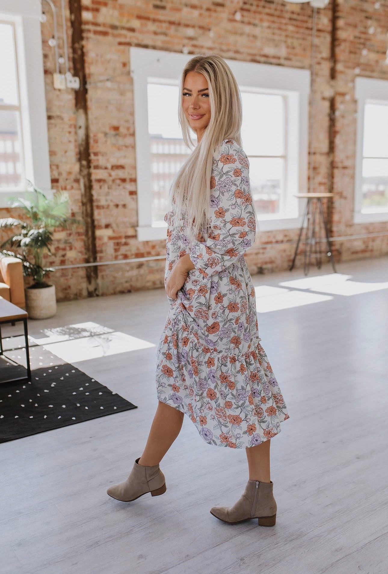 Tessa Smocked Midi Dress