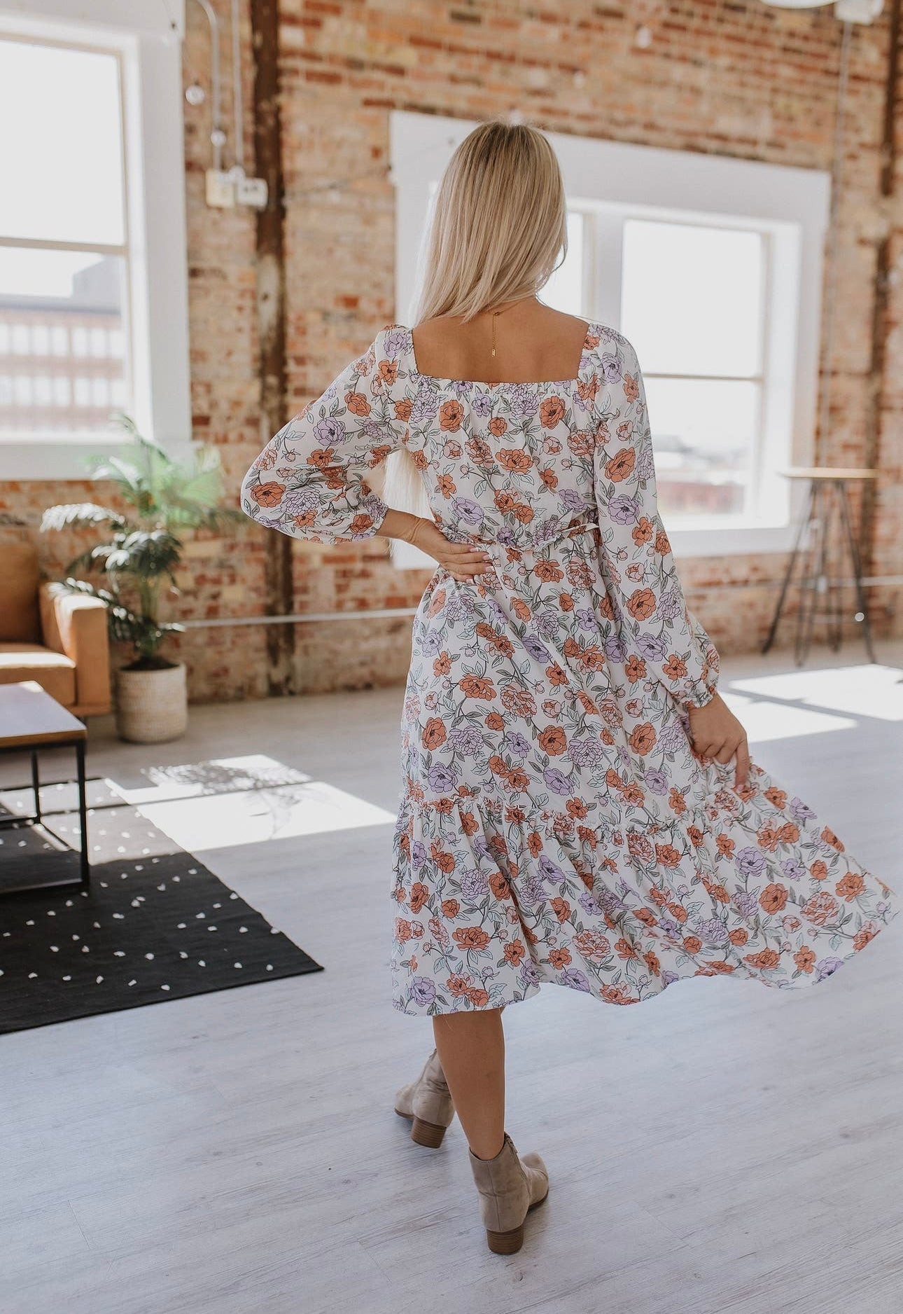 Tessa Smocked Midi Dress