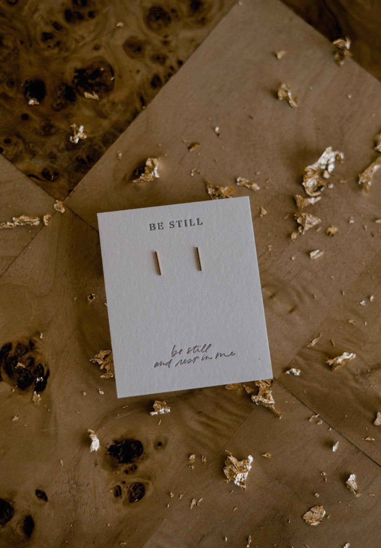 Be Still 14kt Gold Filled Earring Studs
