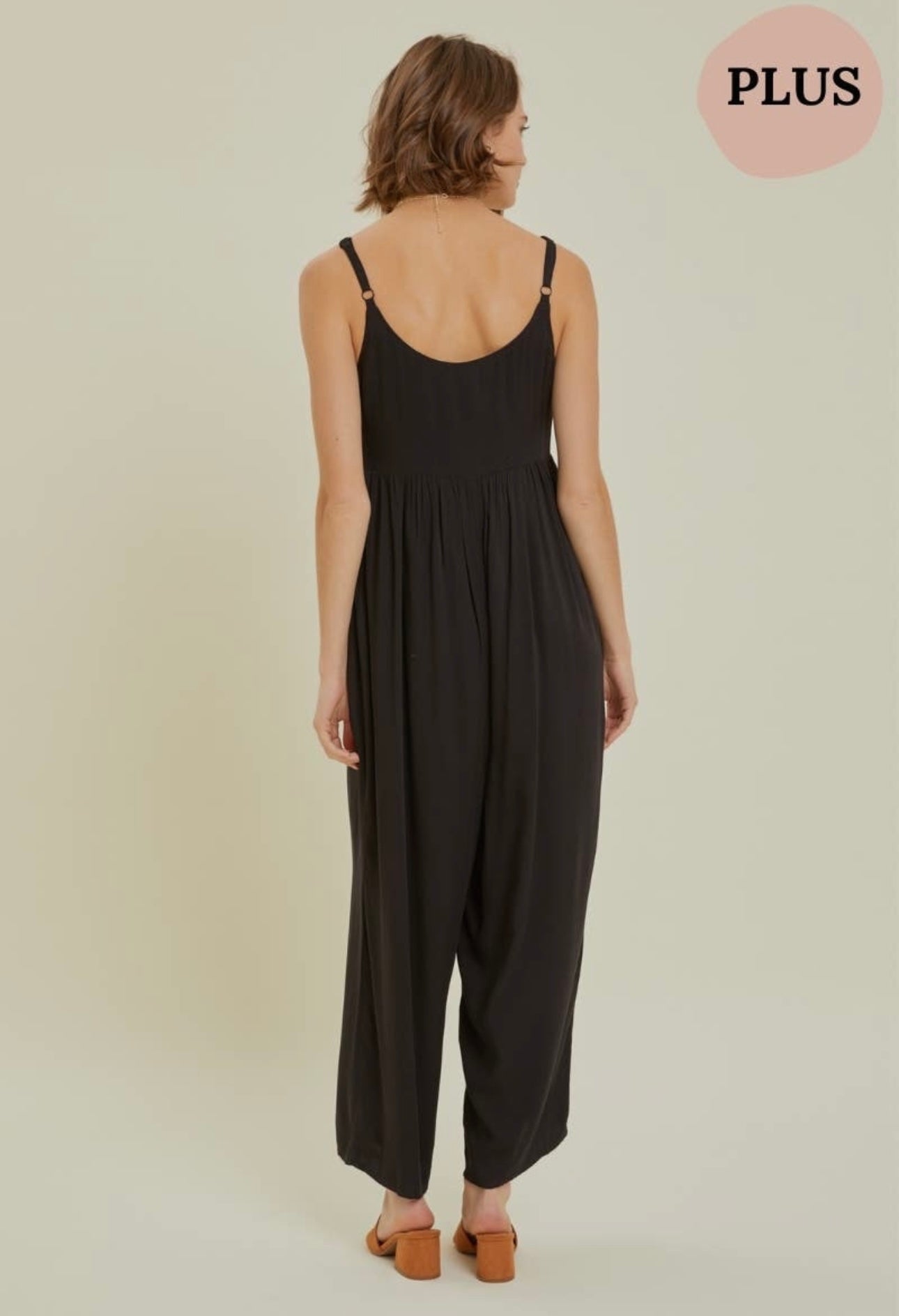 Wide Leg Button Down Jumpsuit