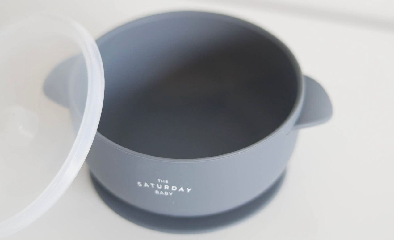 Silicone Suction Bowl with Lid