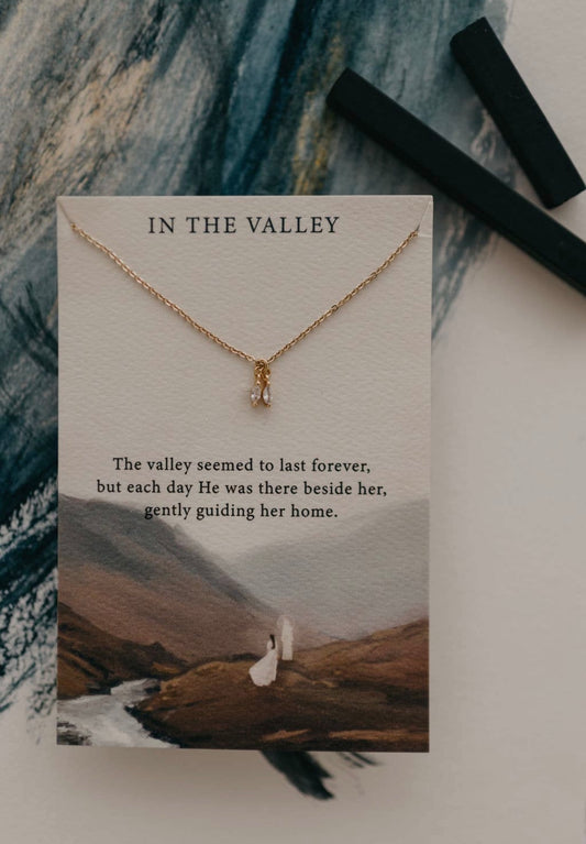 In the Valley Necklace - Psalm 25:4
