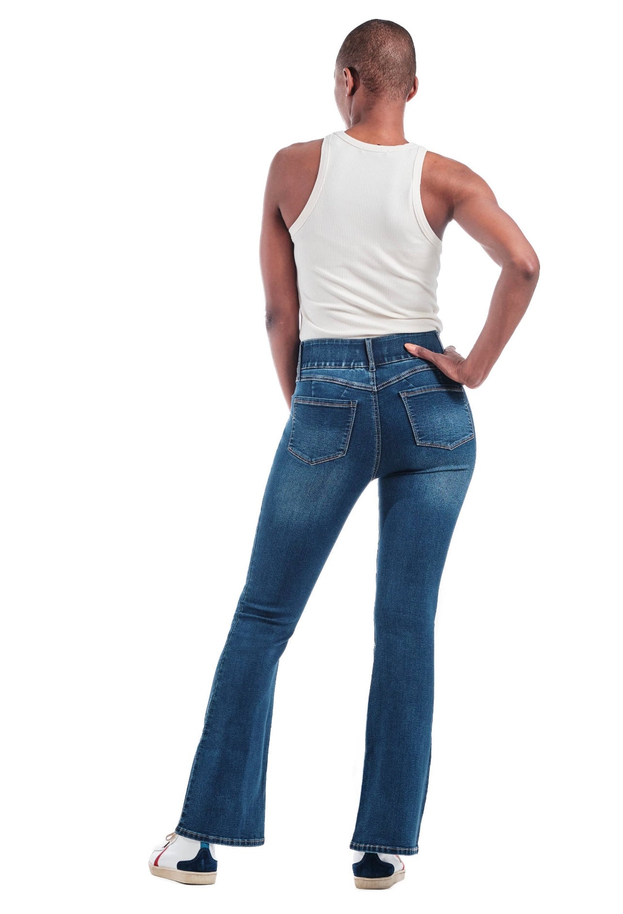 34” High Rise Shapewear Flair Jeans