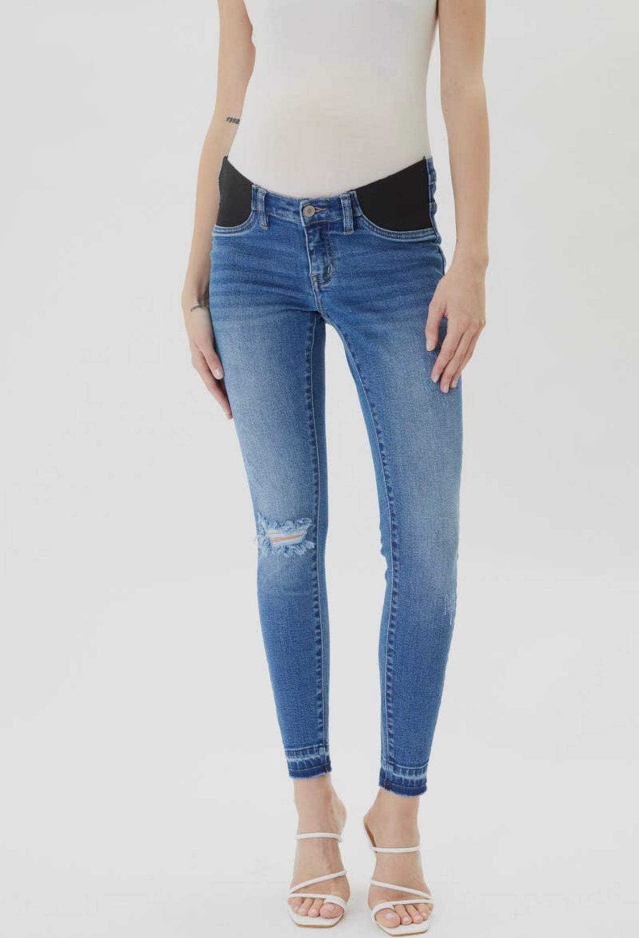 Under-bump Maternity Skinny Jean