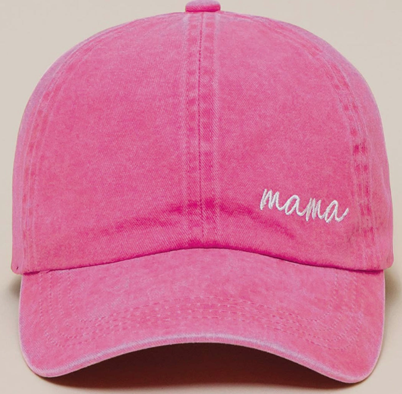 Mama Embroidery Baseball Cap