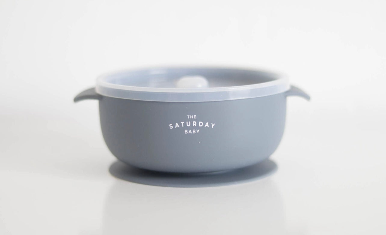 Silicone Suction Bowl with Lid