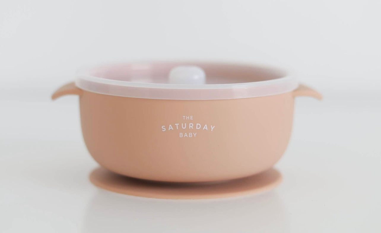 Silicone Suction Bowl with Lid