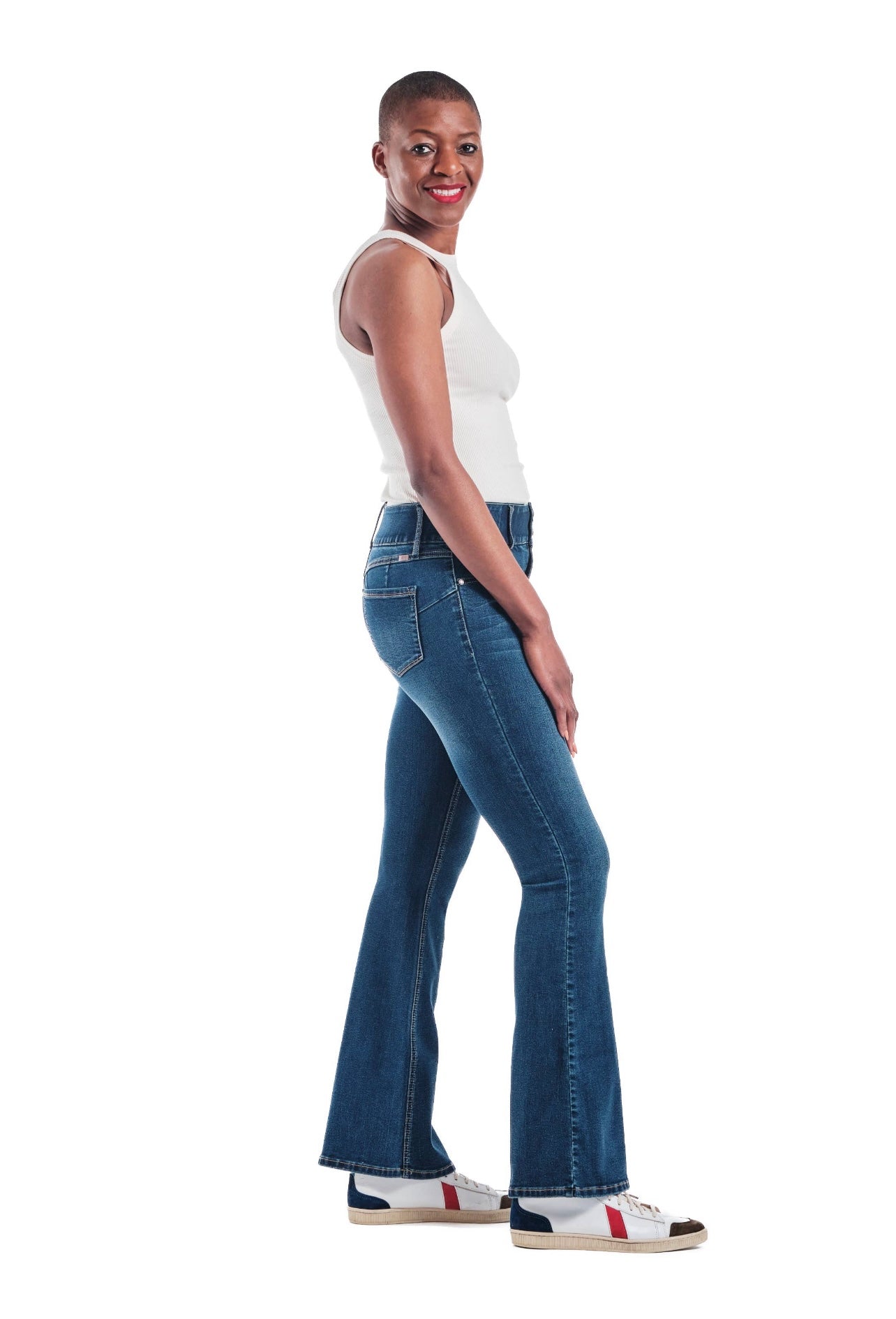 34” High Rise Shapewear Flair Jeans