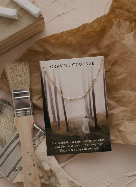 Chasing Courage Necklace - 1 Corinthians 16:13