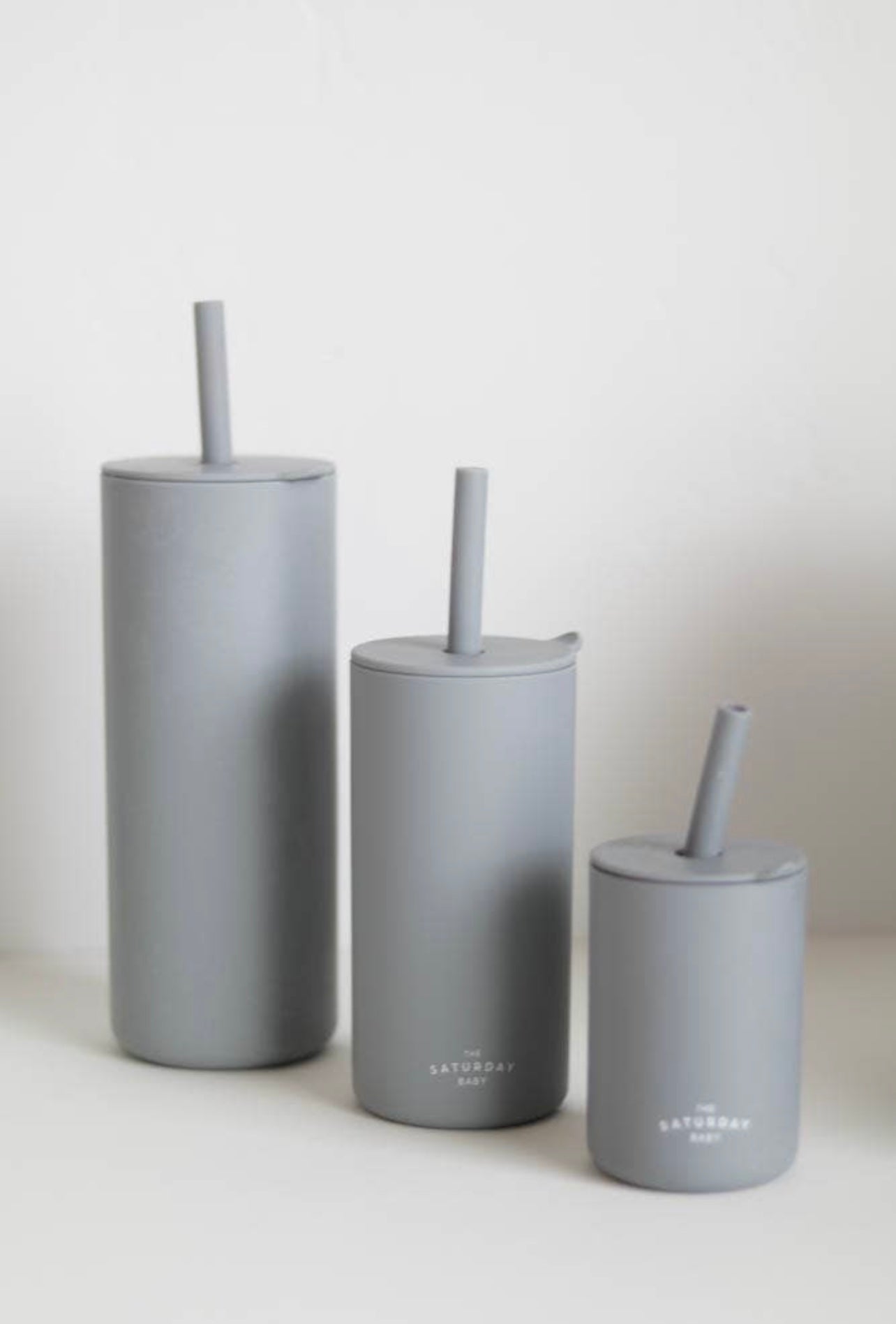Mommy & Me Silicone Straw Cups