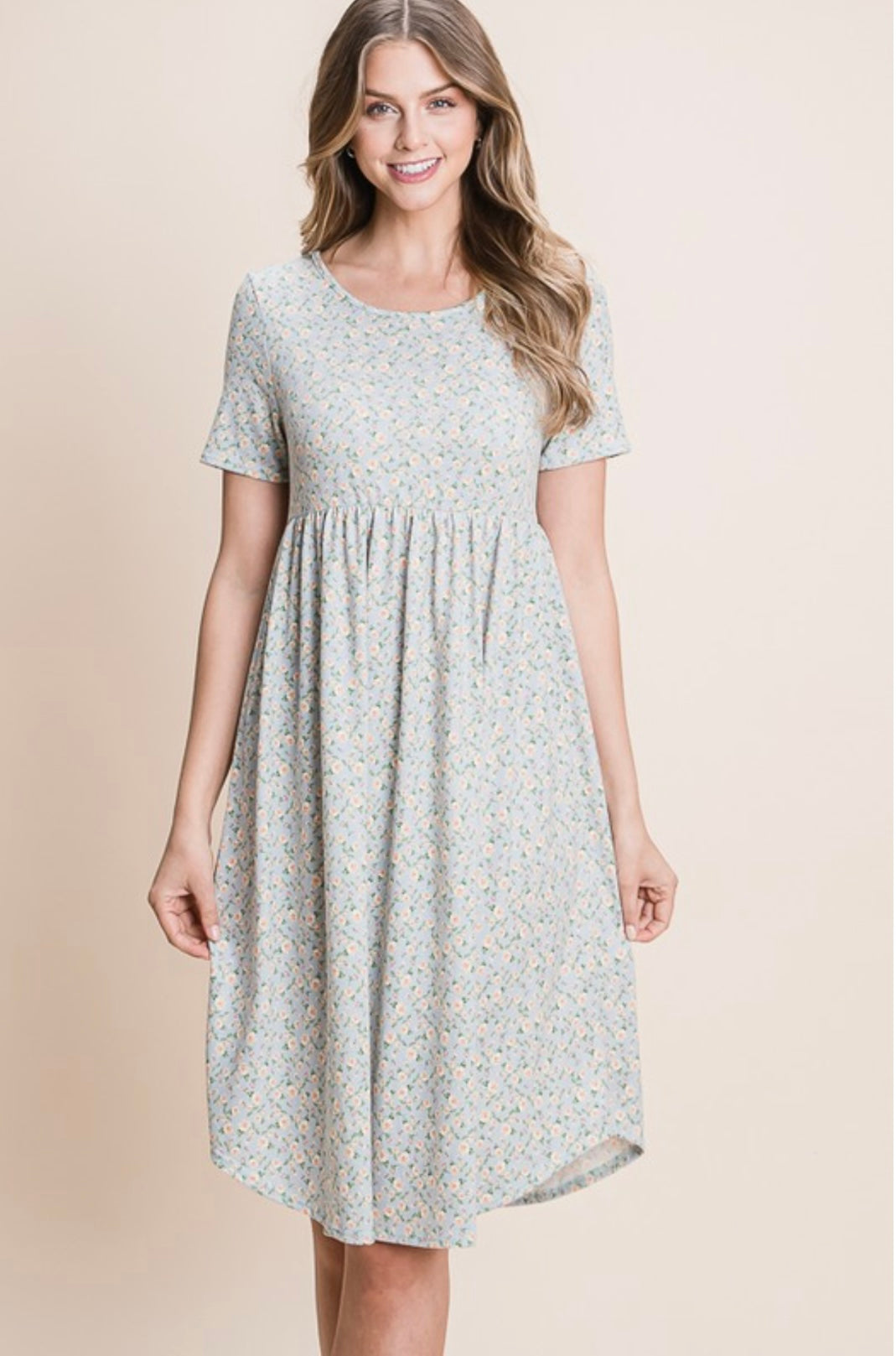 Blue Daisy Dress