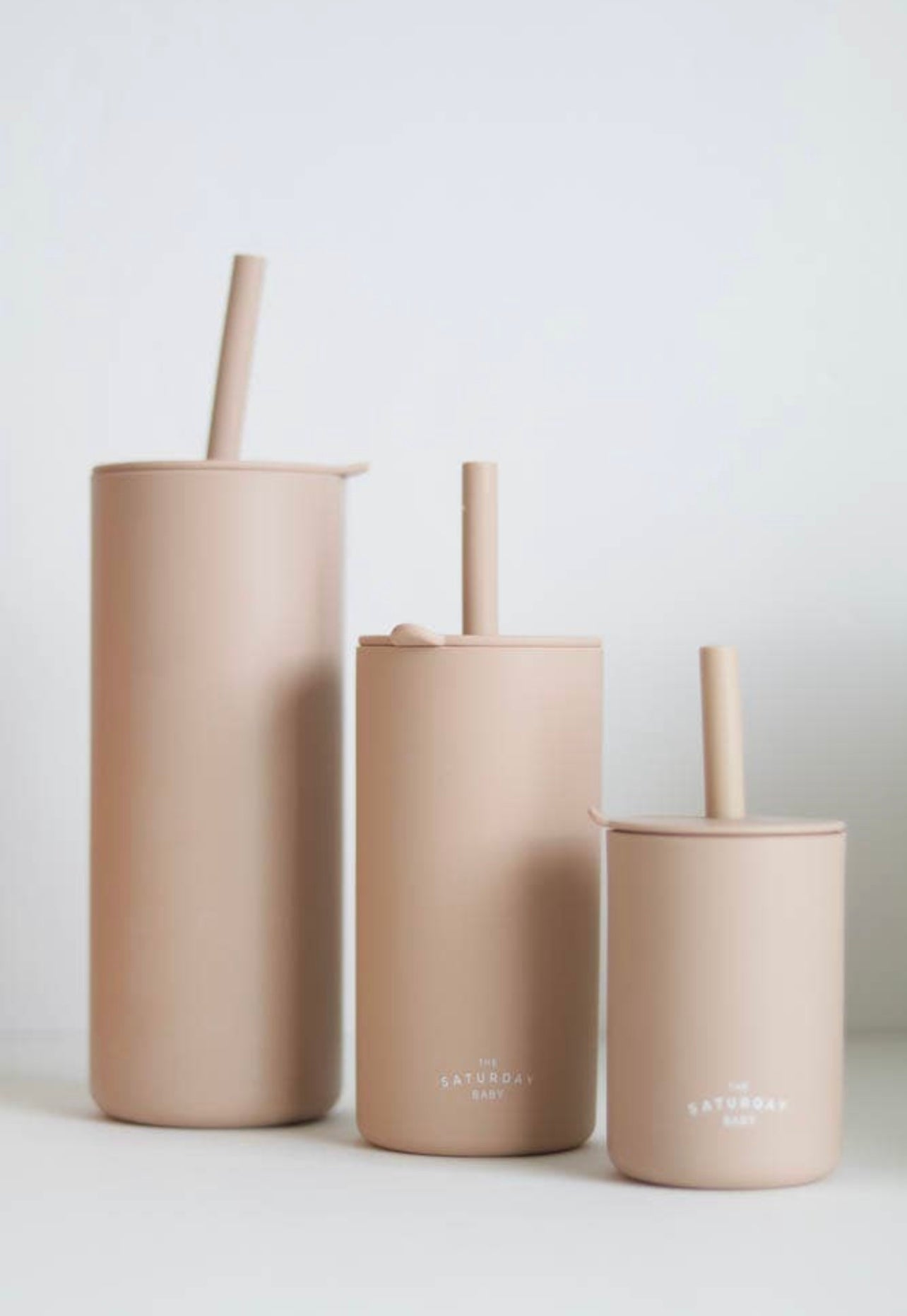 Mommy & Me Silicone Straw Cups