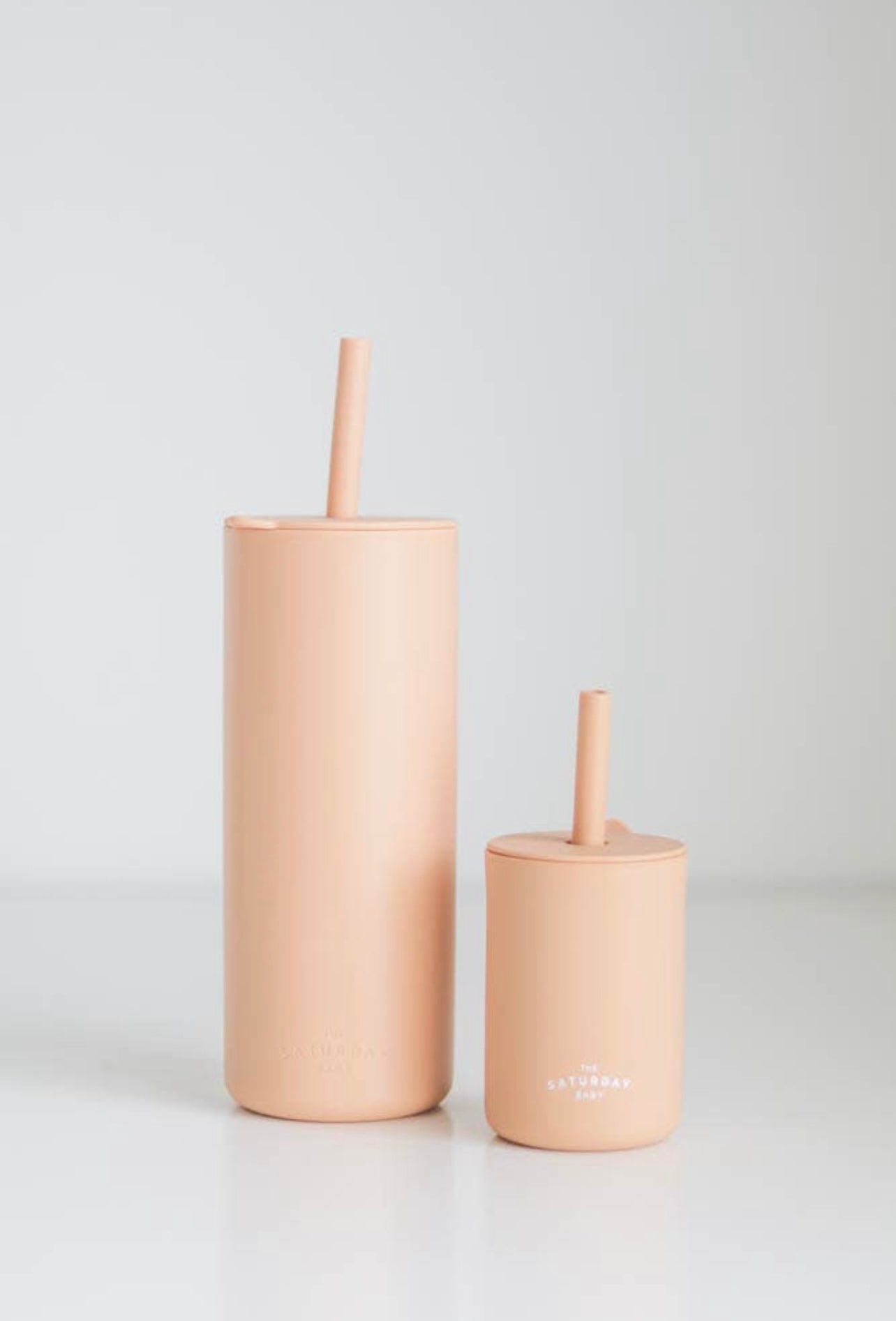 Mommy & Me Silicone Straw Cups