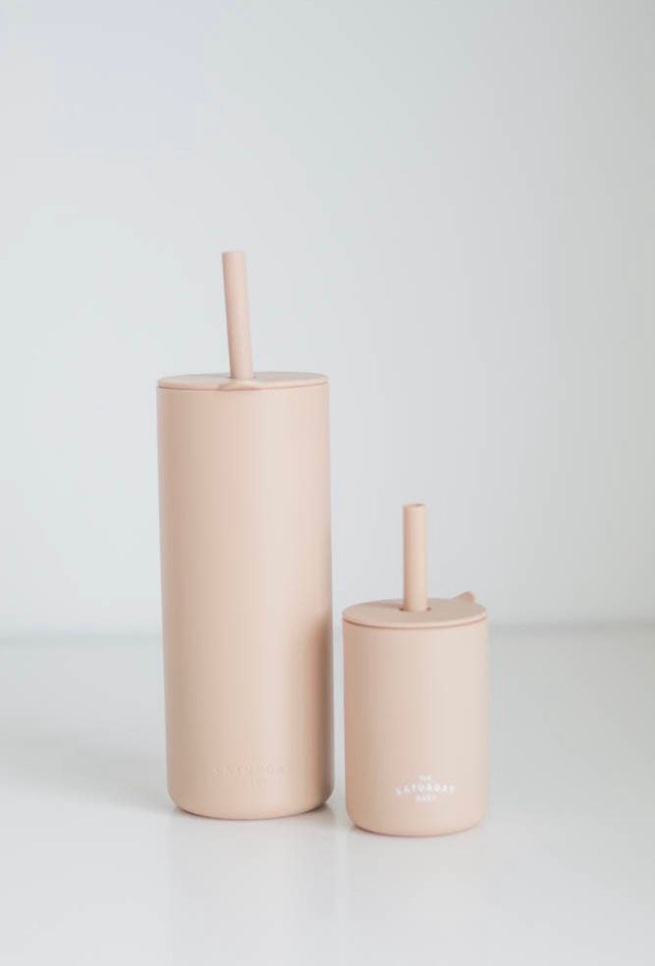 Mommy & Me Silicone Straw Cups