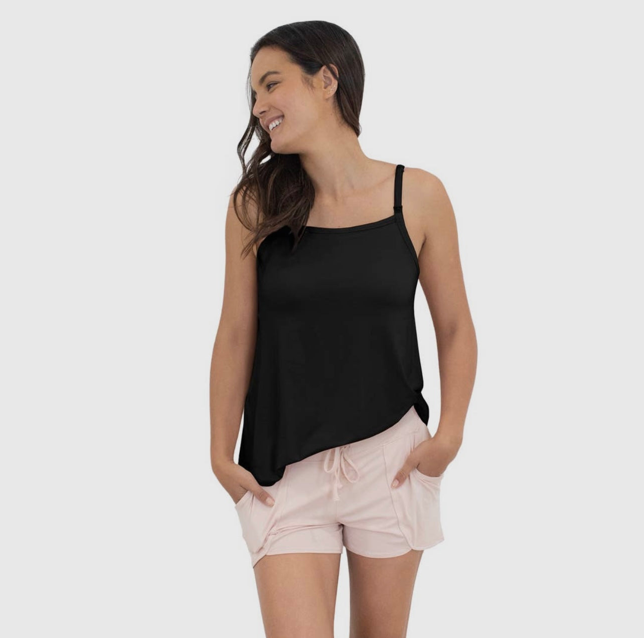 KB Bamboo Nursing Tank - Black