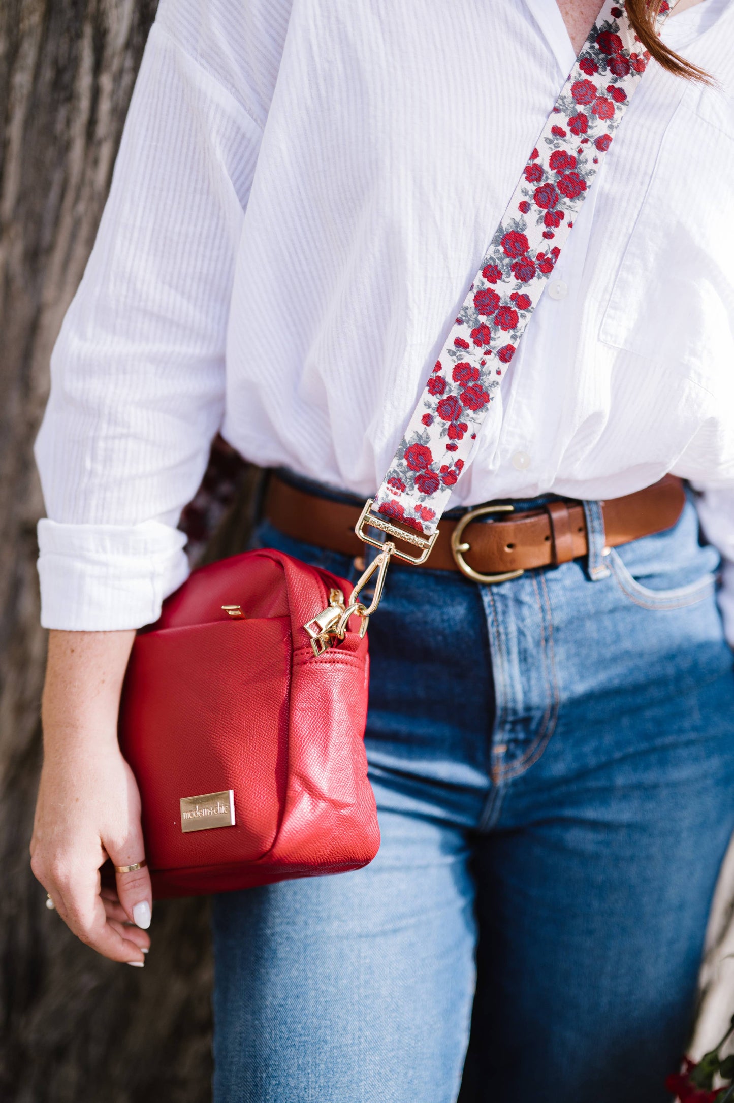 Cozy Rosy Alice Crossbody with 2 Strap Bundle