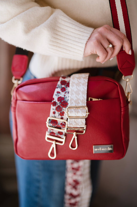 Cozy Rosy Alice Crossbody with 2 Strap Bundle